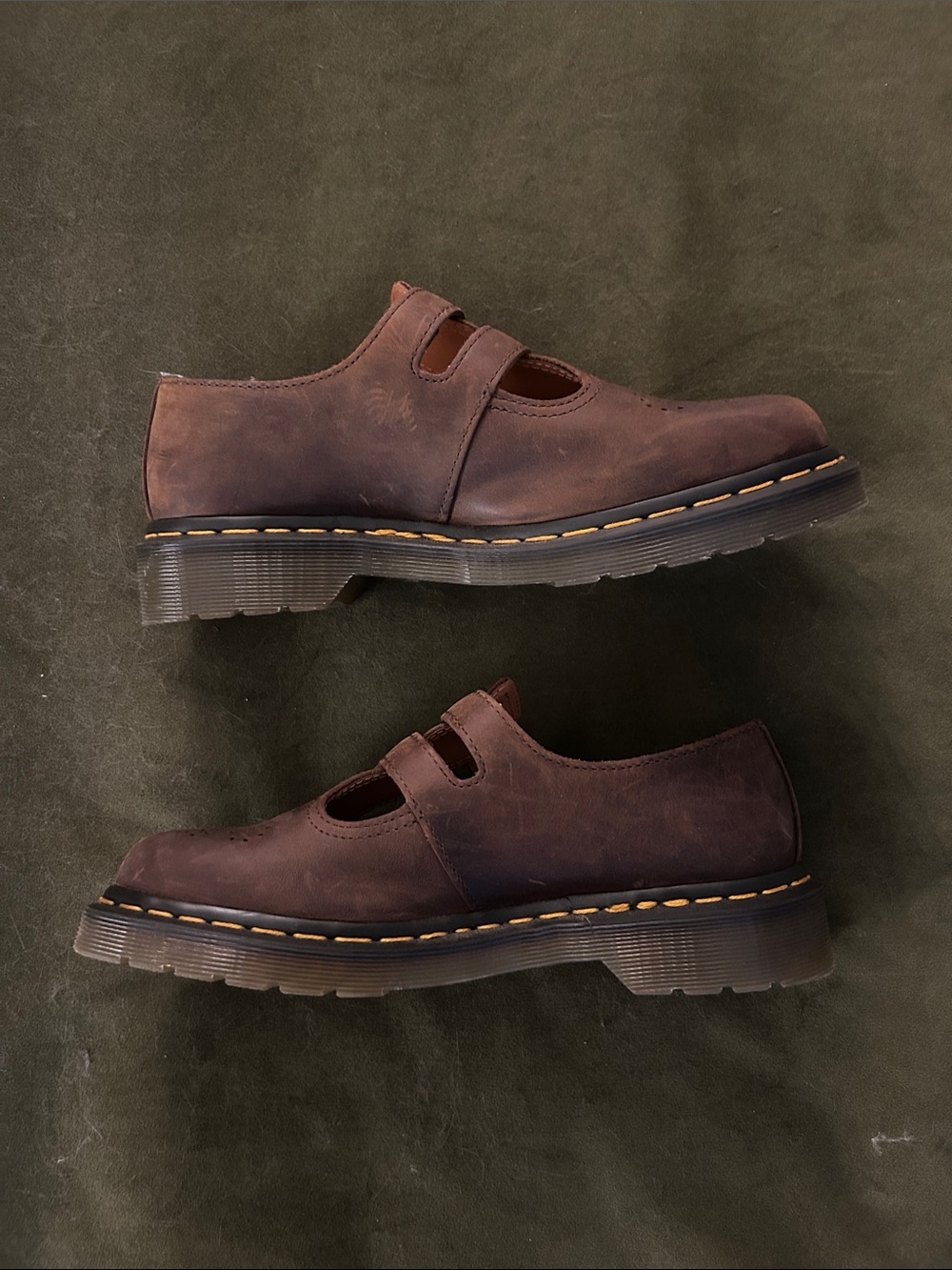 Dr. Martens Double-Buckle Mary Jane Shoes - Brown - Picture 3 of 5